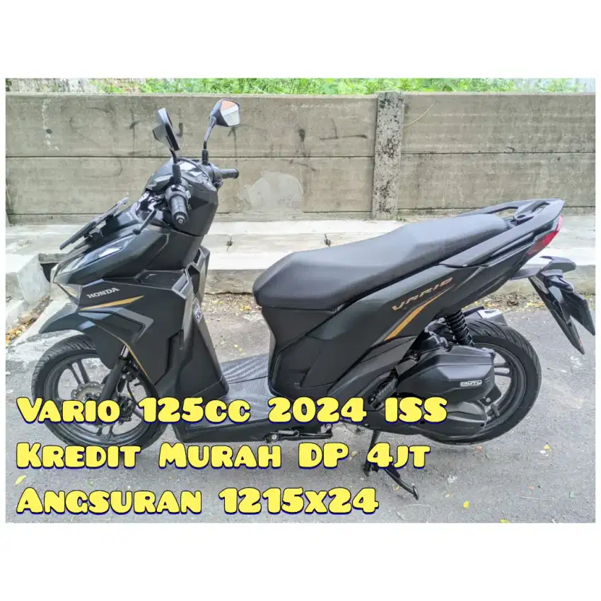 Vario 125cc 2024 Hitam Doff km4Rb