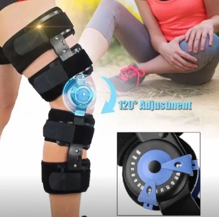 Alat Penyangga Lutut Pasca Operasi / Knee Brace Adjustable