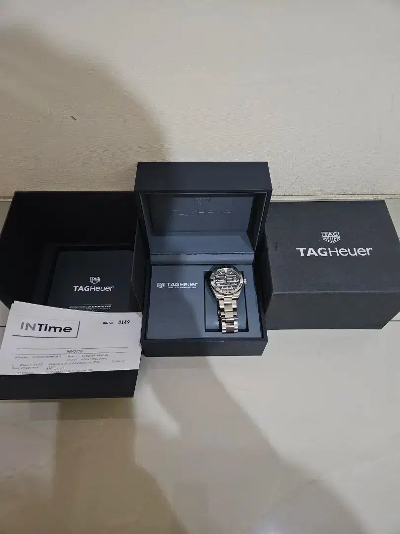 Tagheuer aquaracer auto cal 5 anthracite dial