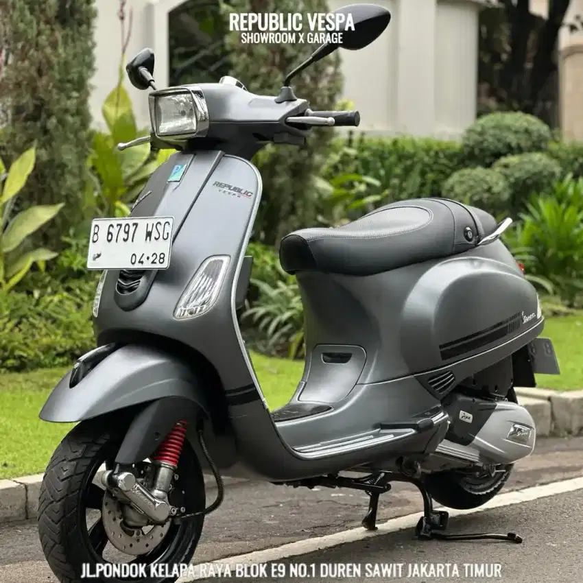 Vespa S IGET 125 th 2018 warna Grey Doff