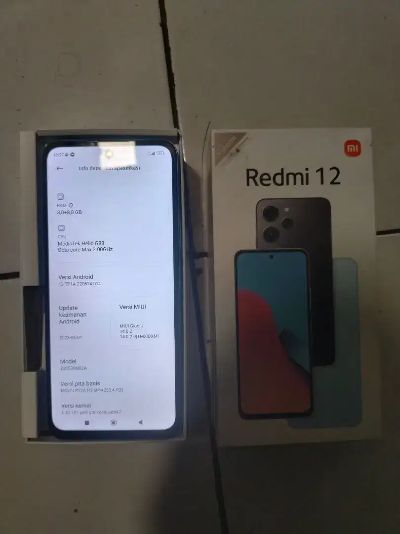 REDMI 12 8/128 Bekas Mulus Edisi Jarang di pakai