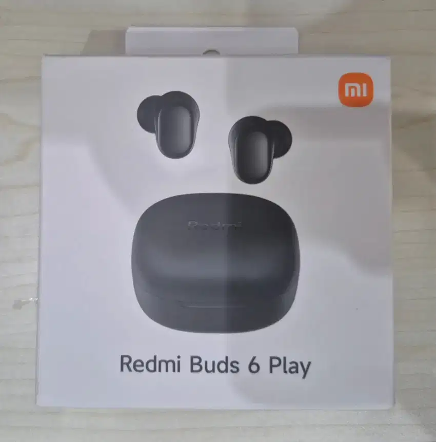 Xiaomi redmi buds 6 play warna hitam segel original