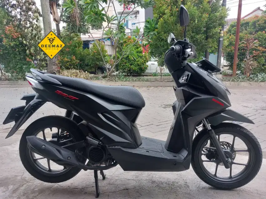 (DP 500 Rb)‼️ Honda Beat Deluxe CBS ISS Hitam Doff Mulus 2023