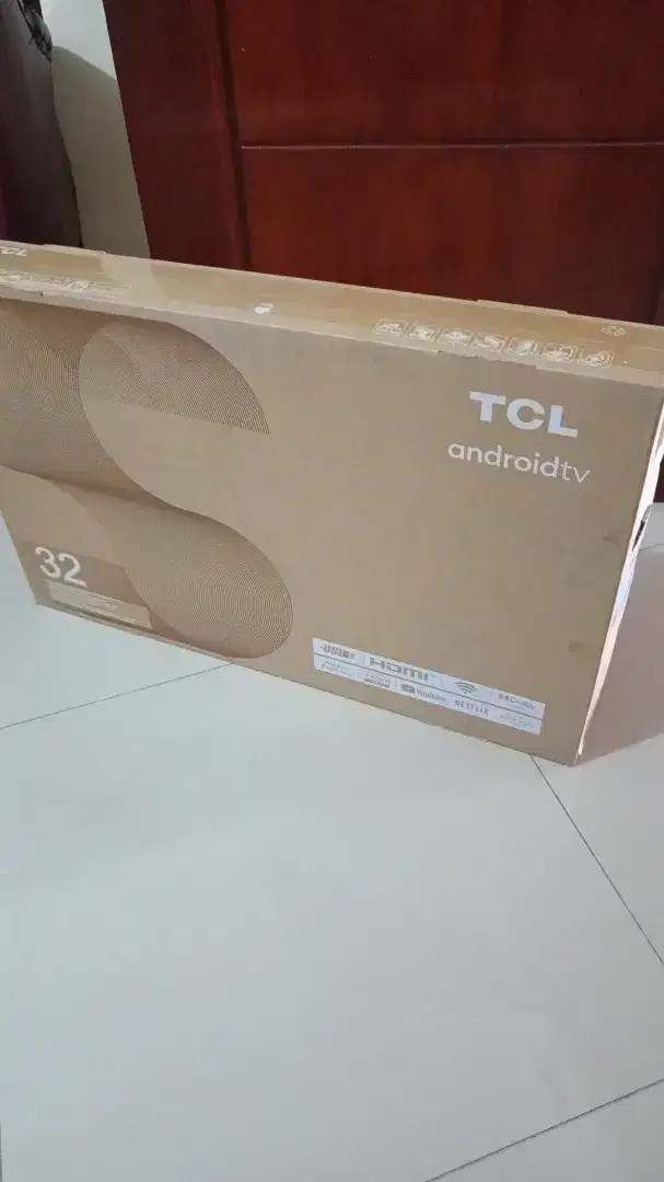 LED Android tv TCL 32 inc baru