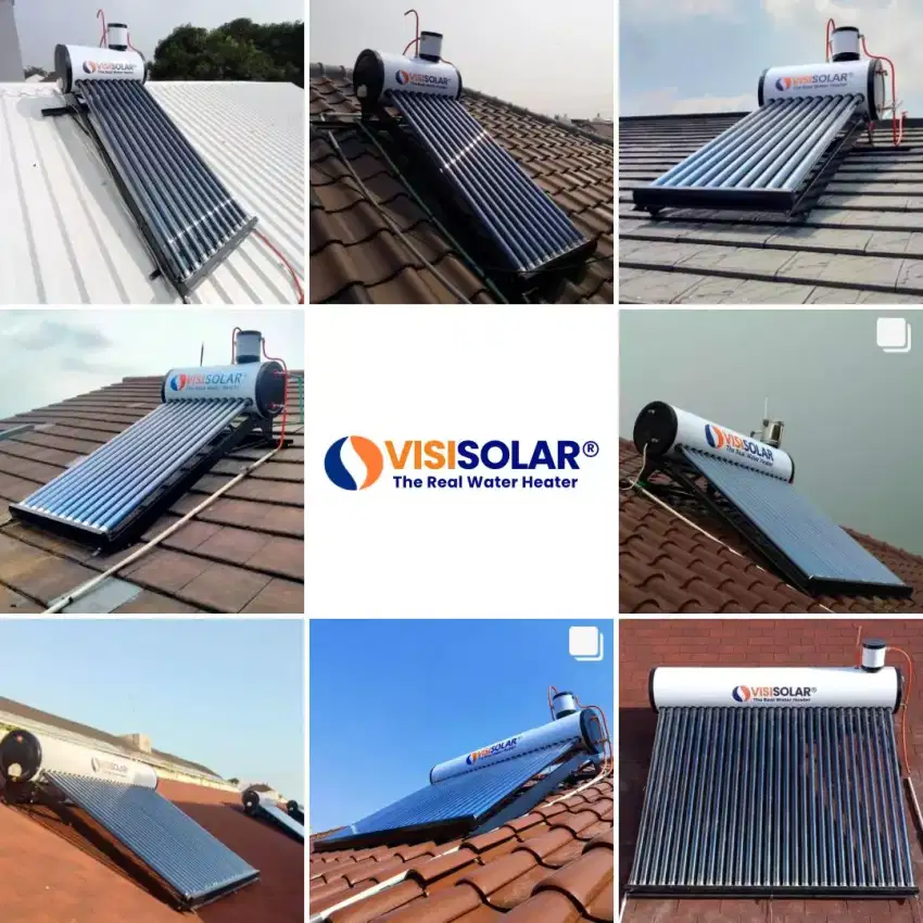 Pemanas Air tenaga Surya(Visi Solar)