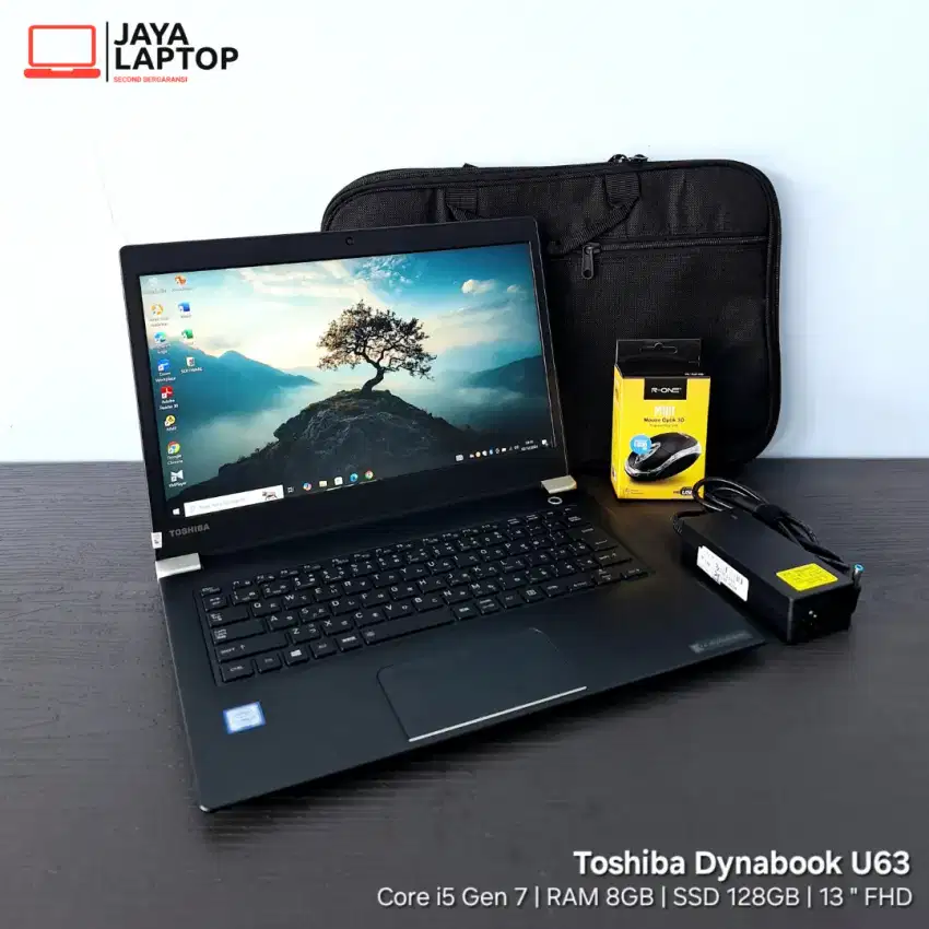 Toshiba Dynabook U63 Slim Core i5 Gen 7 RAM 8GB Laptop Second Bekas