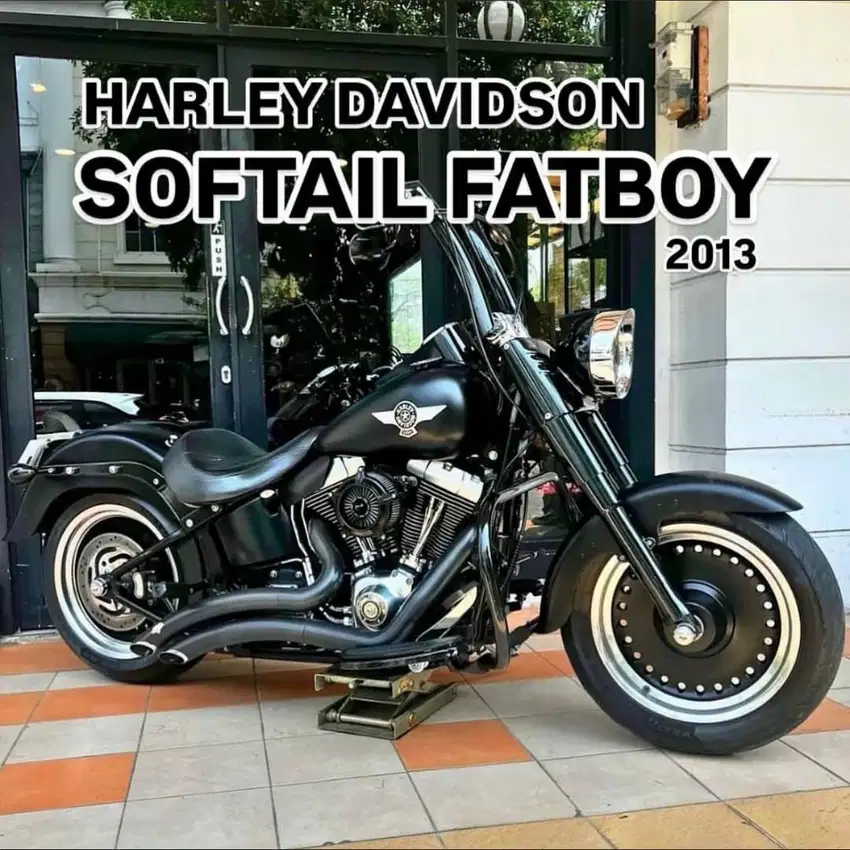 harley davidson softail fatboy hedon siap gas