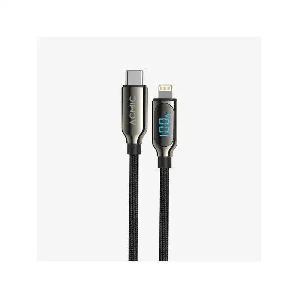 ACMIC Digiline Type-C to Lightning Cable Fast Charging Led Display 1m