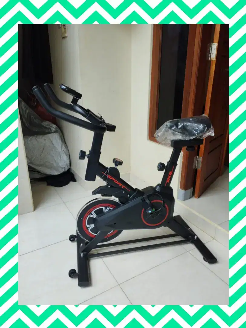 Sepeda statis Spinning Bike MN alat olahraga ZFJ-587