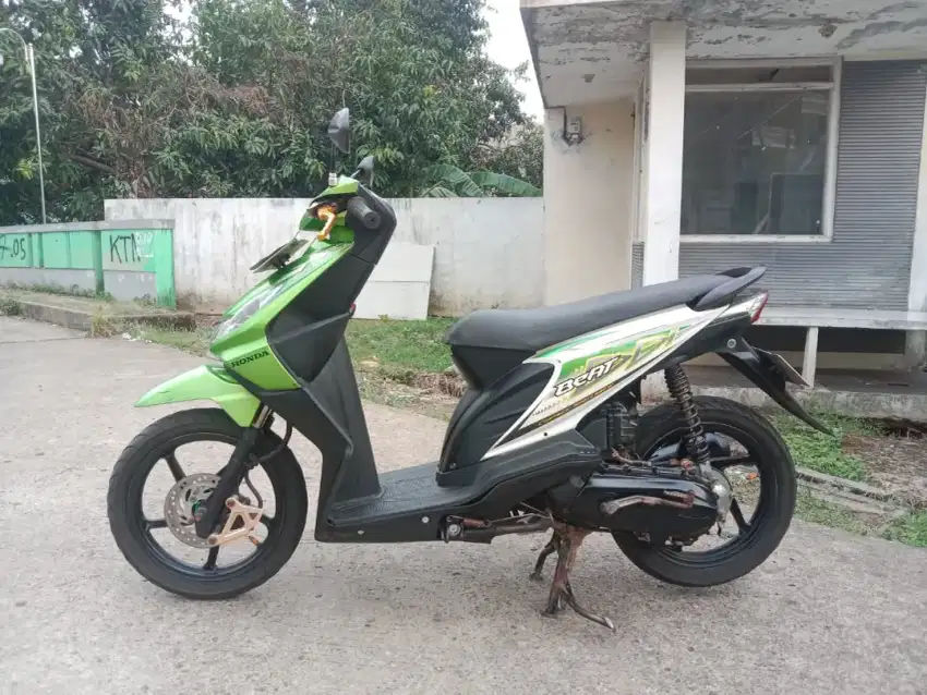 58@:3012 B DEPOK HONDA BEAT KARBU HIJAU