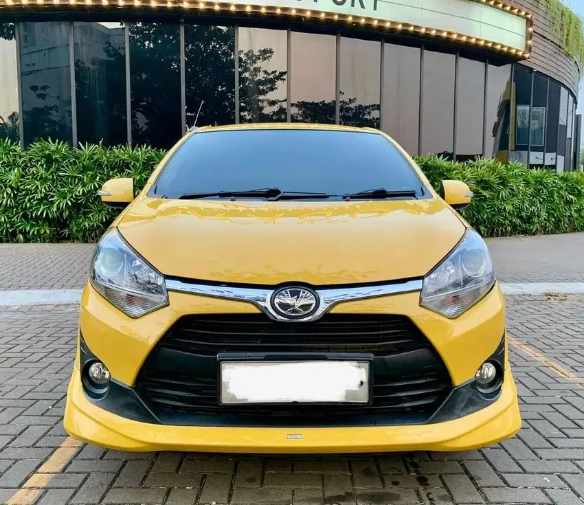 SIAP PAKAI!! TOYOTA AGYA 1.2 S TRD SPORTIVO MATIC 2018 KUNING