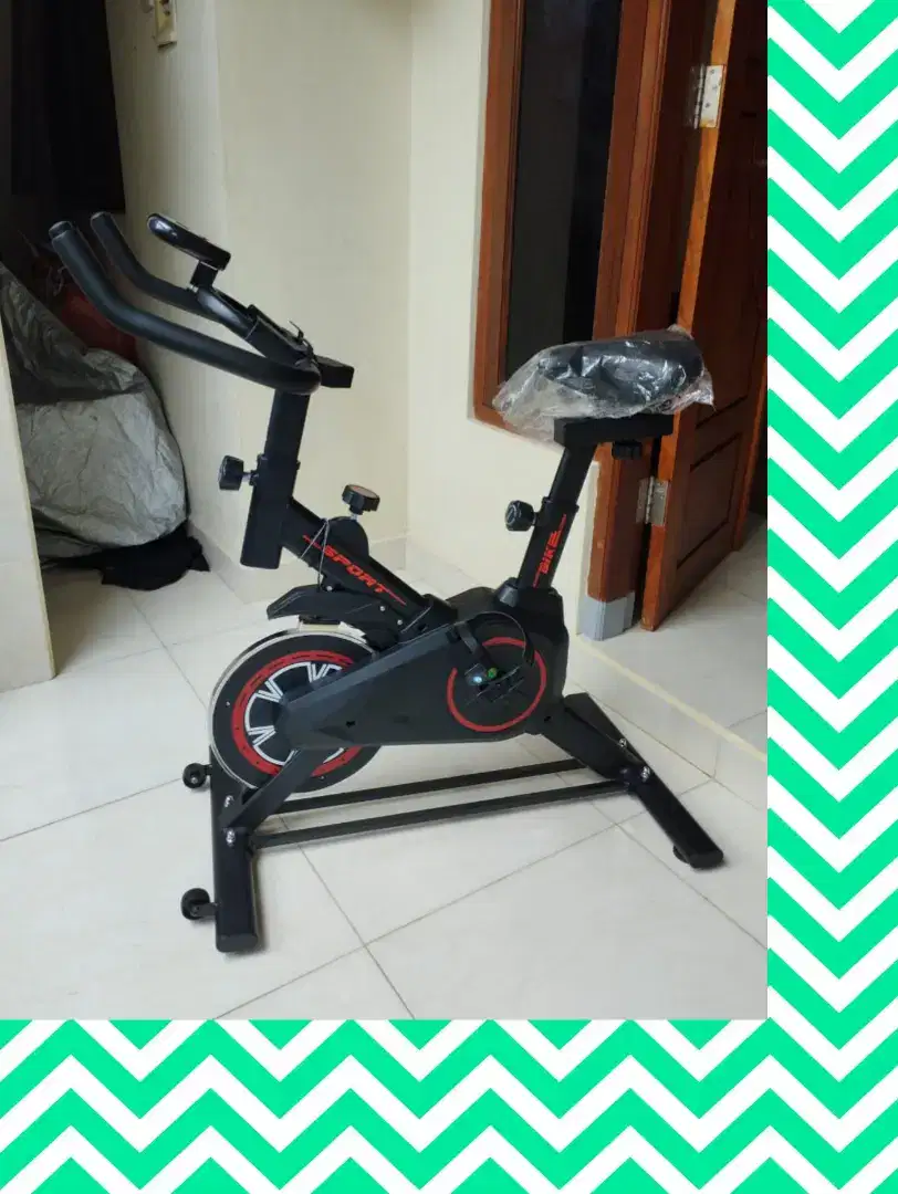 Sepeda statis Spinning Bike MN alat olahraga ZFJ-587