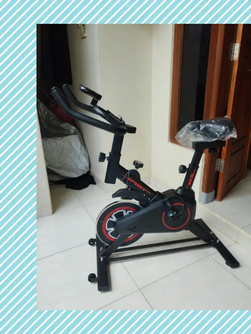 Sepeda statis Spinning Bike MN alat olahraga ZFJ-587