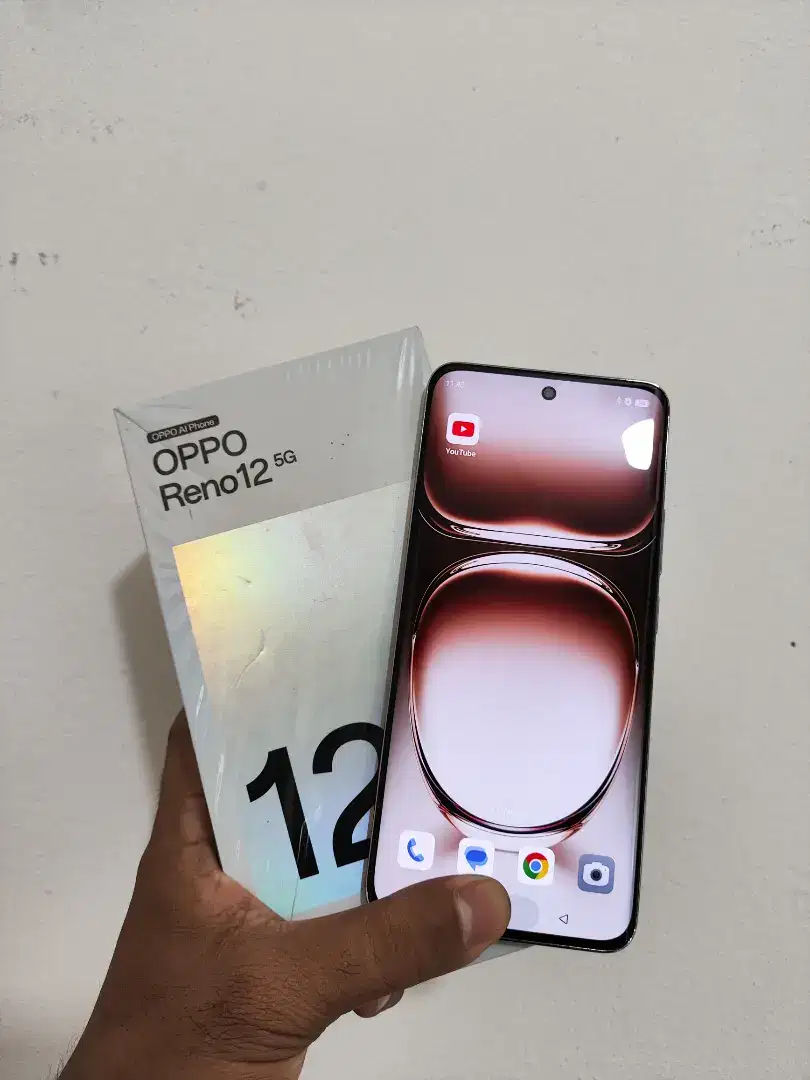 Oppo Reno 12 5G 12/256 Full set Mulus Like new Garansi panjang