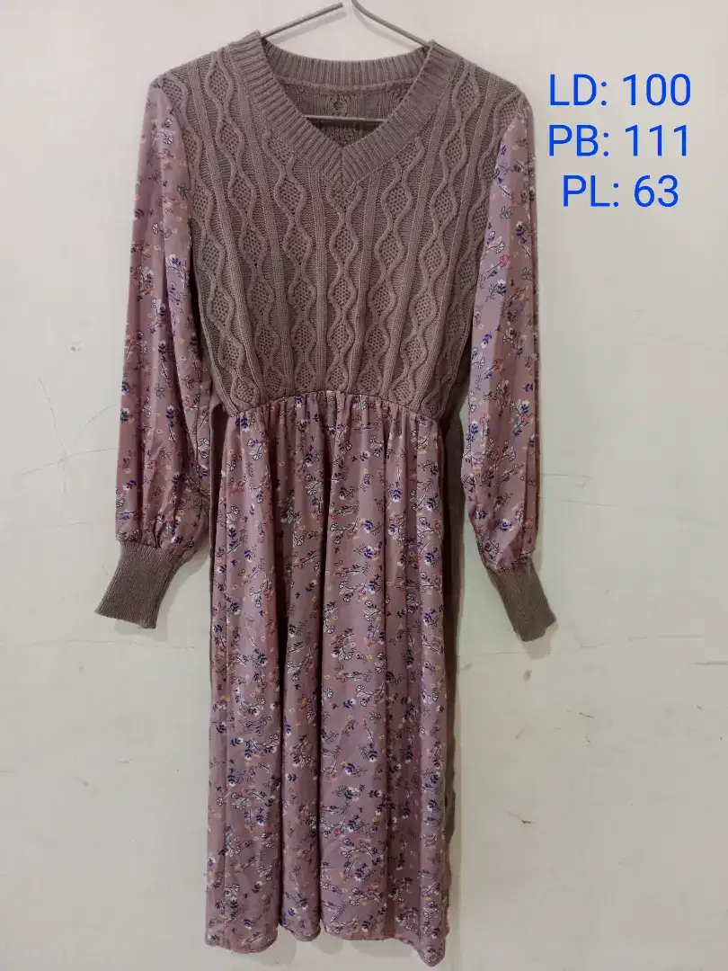 Dress cantik Lavender