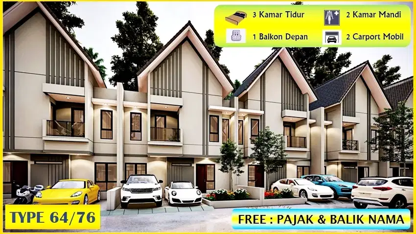 Perumahan Cluster Modern 2 Lantai (Solo Baru – Gentan)