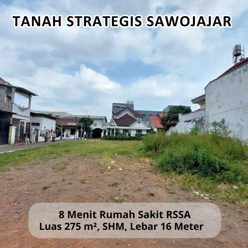 Dijual Tanah Dekat Rumah Sakit RSSA