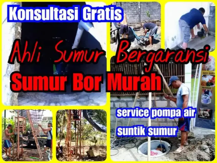 Servis pompa air,pasang pompa,Sanyo, sumersible,kuras sumur Jogja bor