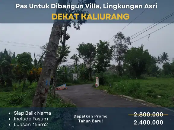 Tanah Jl. Kaliurang Sleman Dijual, 4 Menit Kampus UII, SHM