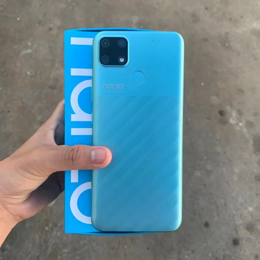 REALME NARZO 30A RAM 4/64 BLUE FULLSET NOMINUS -RESMI REALME