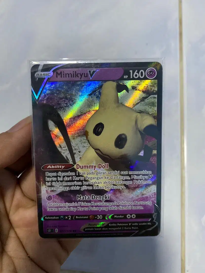 Kartu pokemon mimikyu v