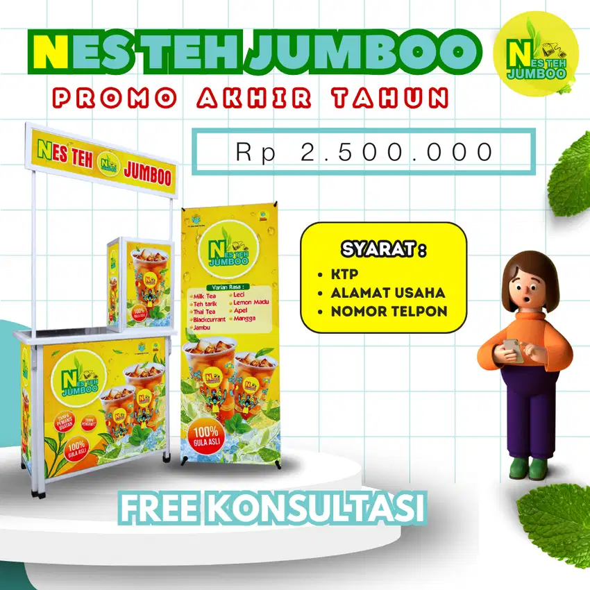 PAKET USAHA NES TEH JUMBOO_PROMO DESEMBER