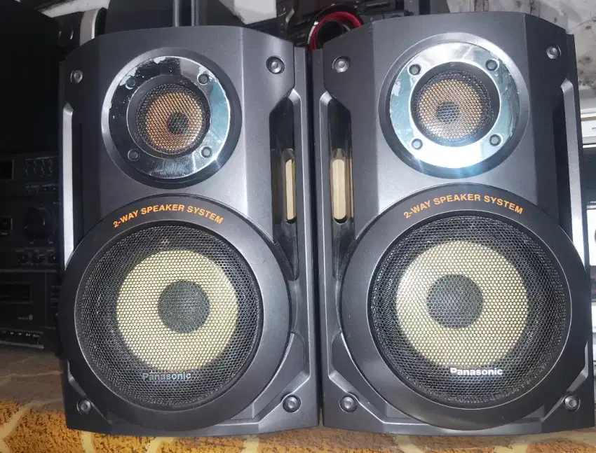 Panasonic Subwoofer  with Front speaker, full ori, box utuh, mulus