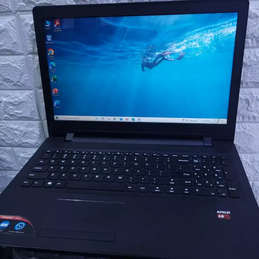 Bu jual lenovo ideapad 110 256gb hdd 1tb