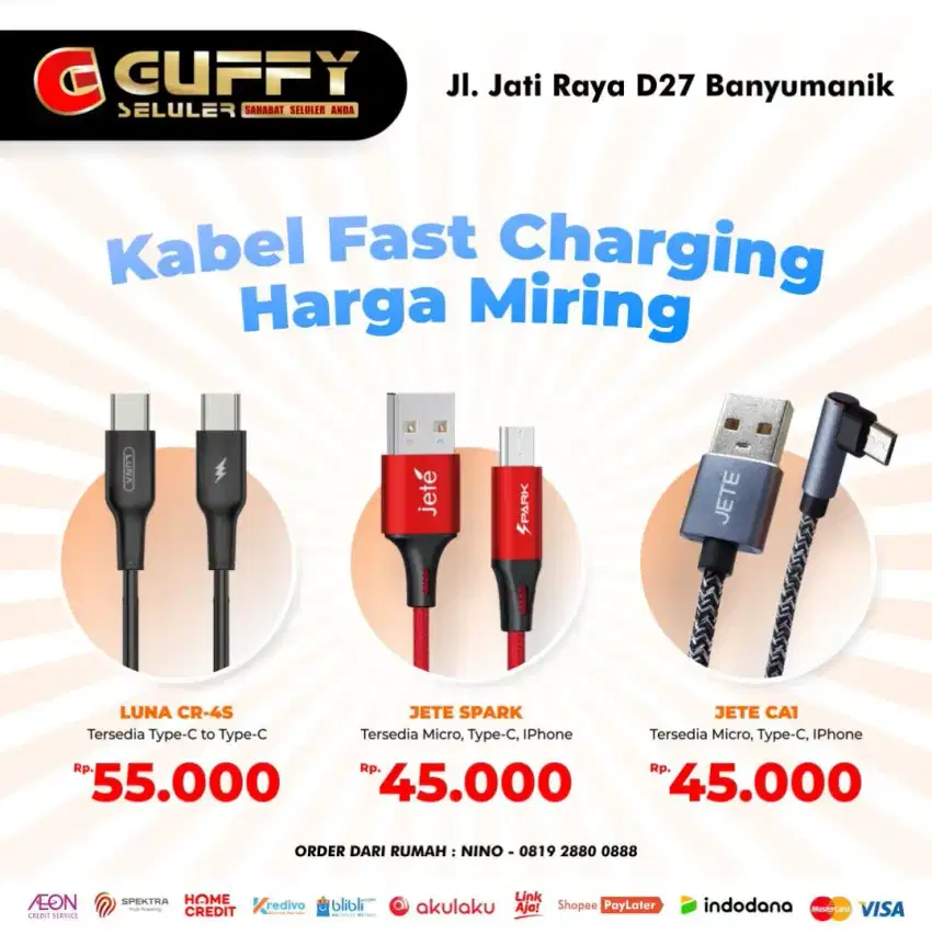 KABEL DATA FAST CHARGING