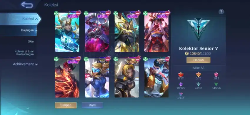 Akun mobile legends