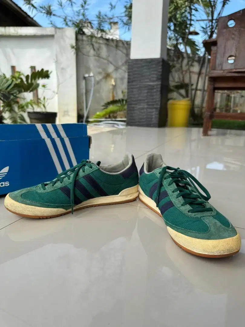 Adidas Green Navy Original H01821 Ukuran 41 1/3