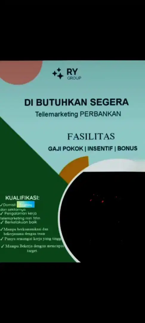 Lowongan Pekerjaan telemarketing perbankan