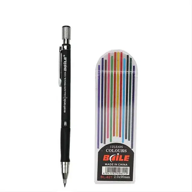 Pensil Mekanik Mechanical Pencil 2B 2mm 12 Isi