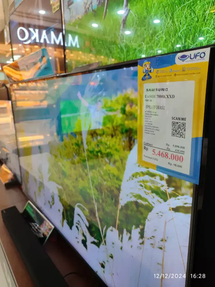 Samsung SmartTV 4K 50 Promo kredit bunga 0% conditional