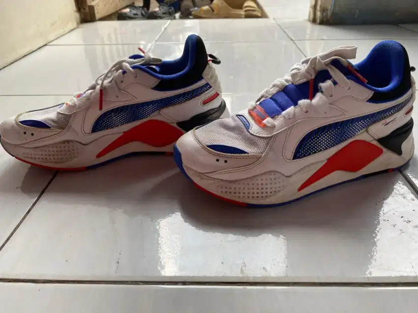 Sepatu Puma RS-X Gen White Royal Sapphire