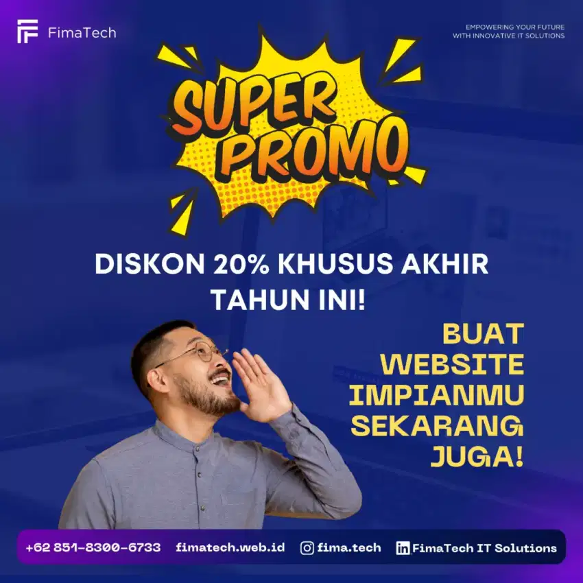 Custom Website Developer (Bersama startup FimaTech)