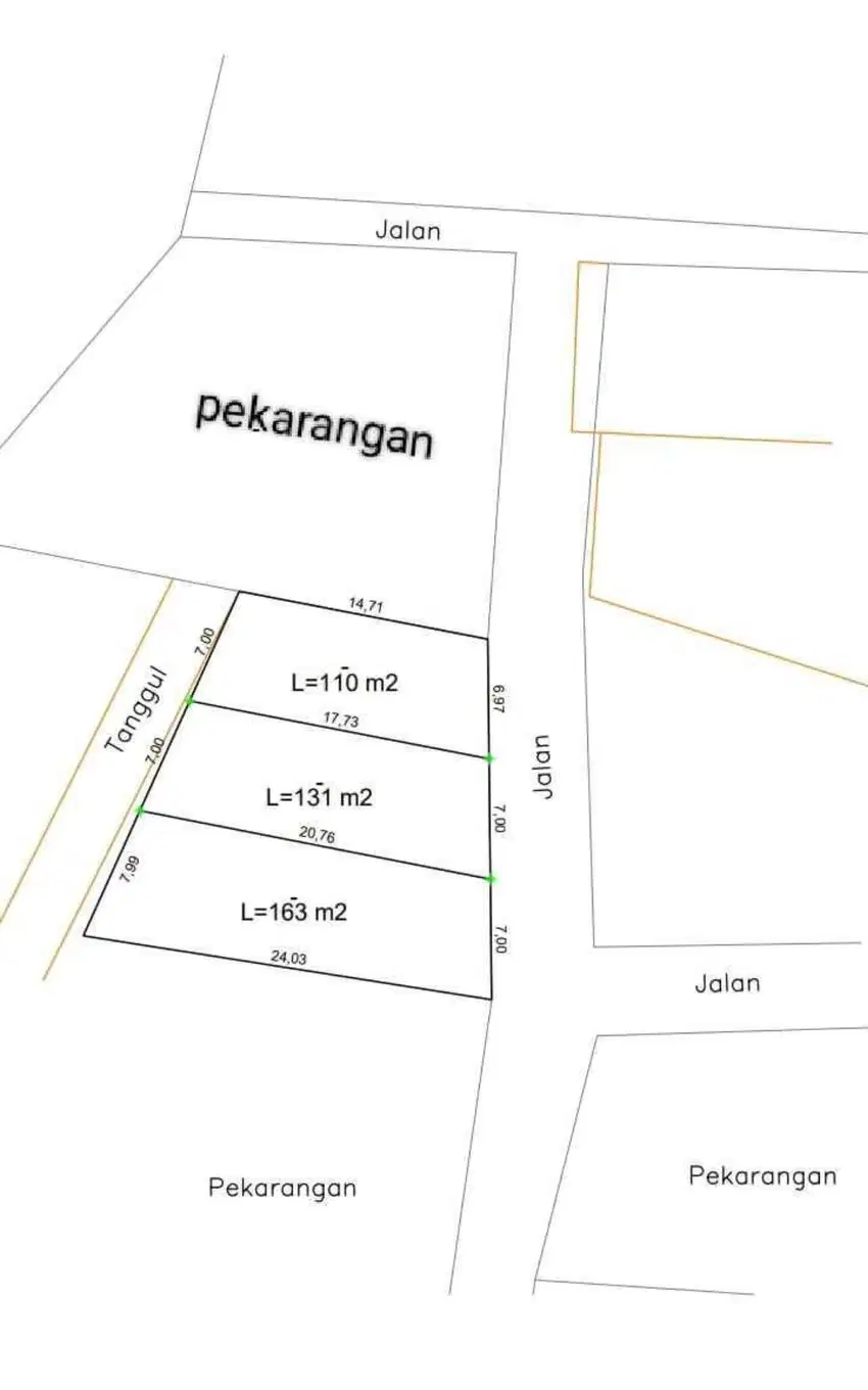 Dijual Tanah kapling di Jl. Kaliurang Sleman 7 Menit UGM: Sisa 1 Unit