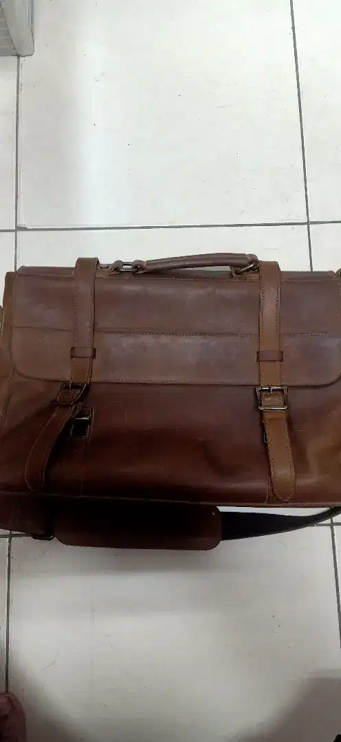 Tas kulit original fullhardy satchel