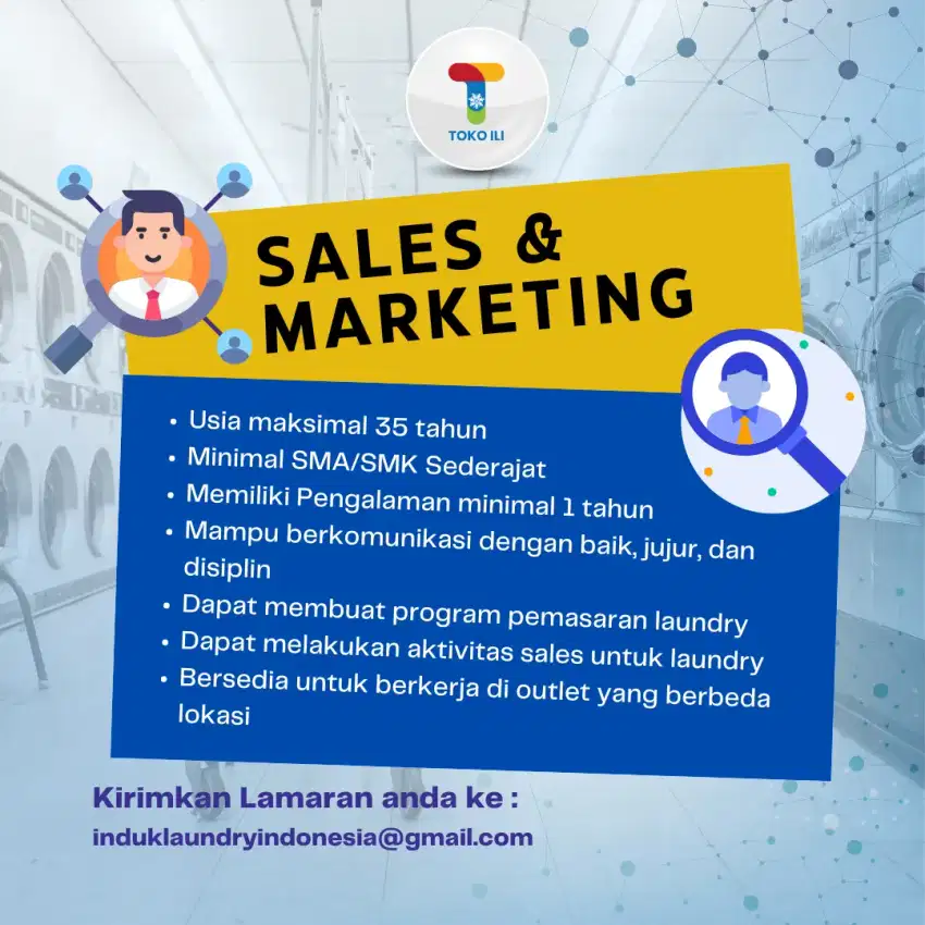 Lowongan Kerja Sales & Marketing - Toko ILI