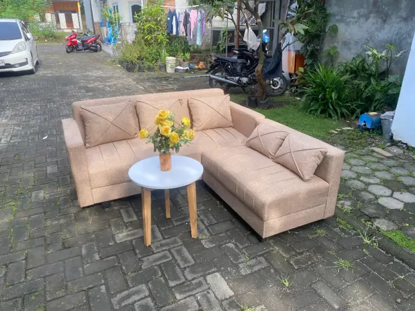 Sofa pojok ready promo