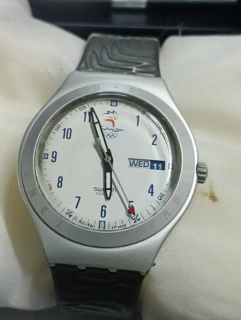 Swatch irony Alumunium second...kondisi lumayan mulus & normal