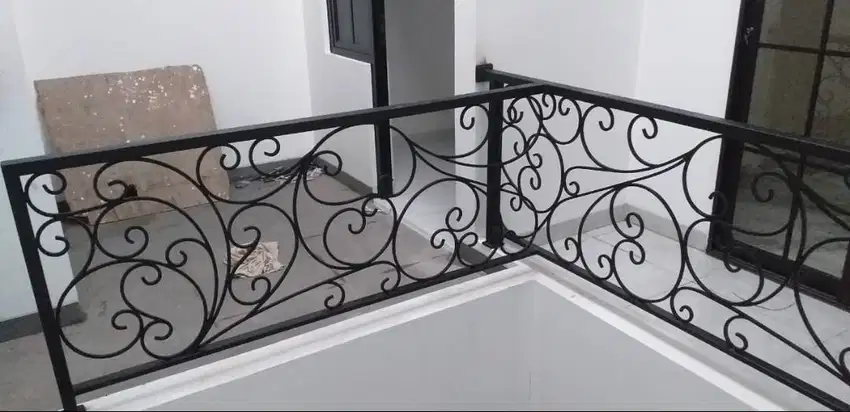 Railing Balkon Ornamen Besi Nako-railing tangga besi nako clasic/minim