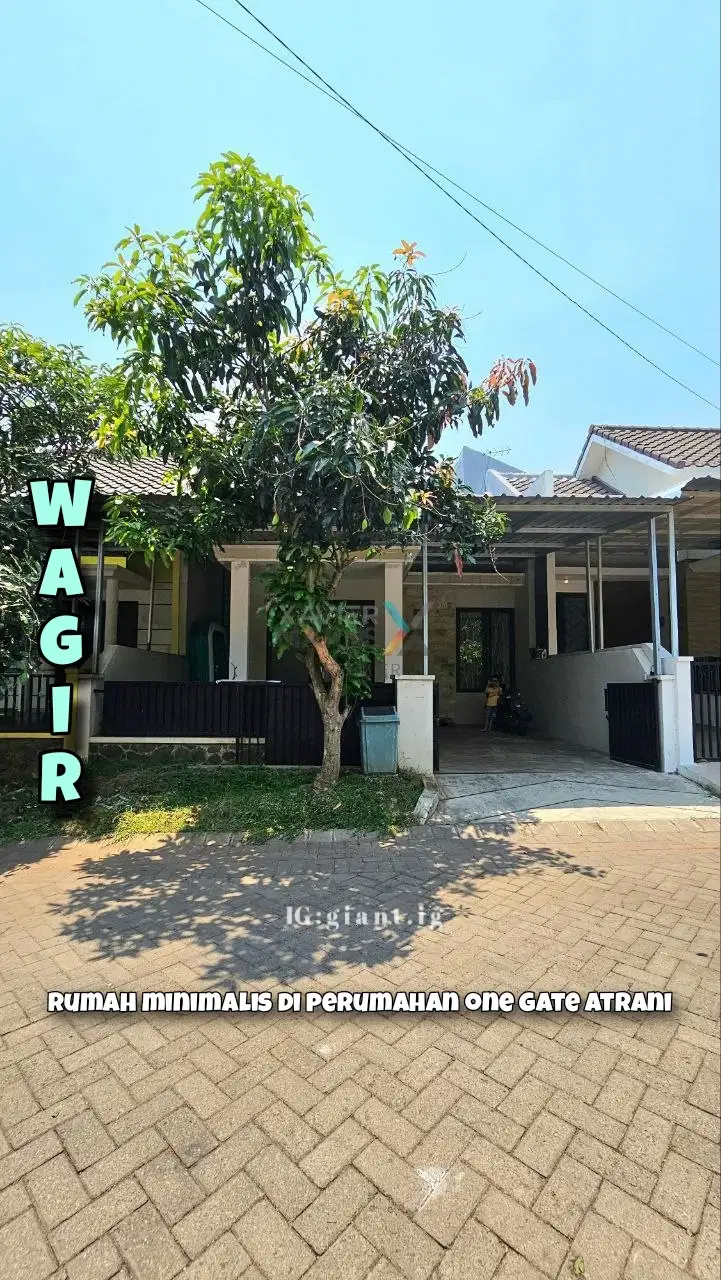 Rumah minimalis di Atrani Residence Sidorahayu Wagir Malang