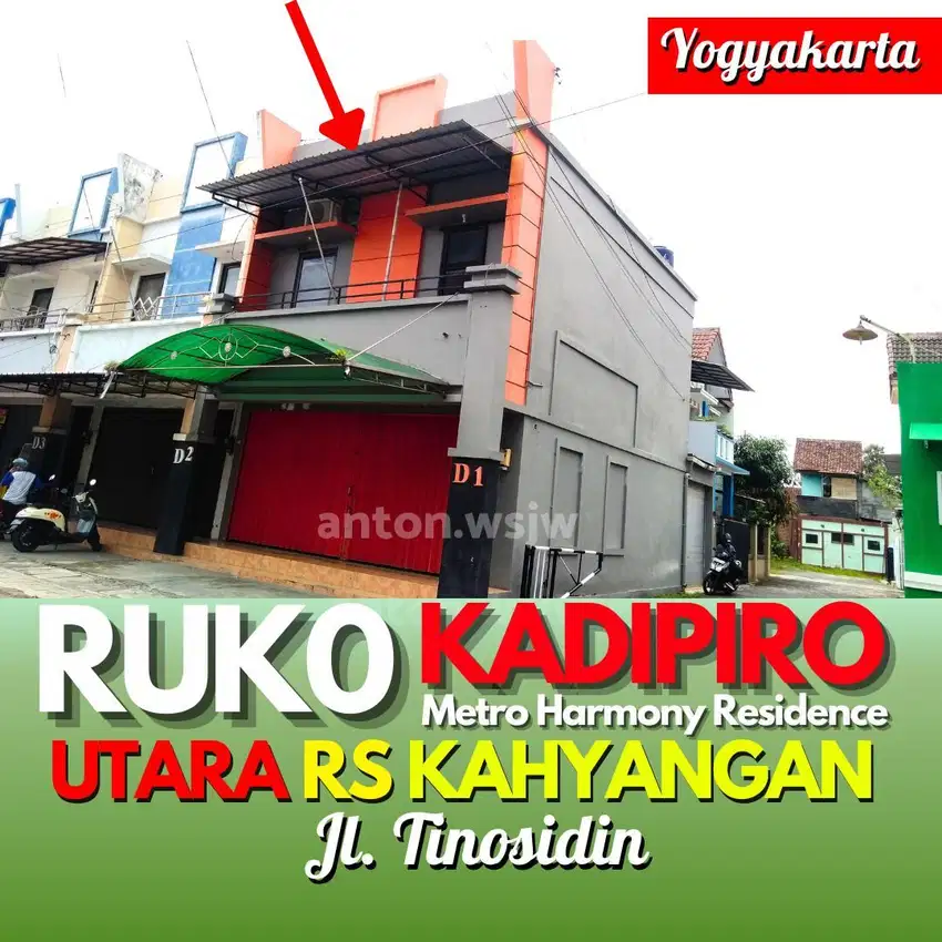 Ruko 2 Lantai Jogja Rs Kahyangan Kadipiro Lt 83 m2 Lb 126 m2 SHM IMB