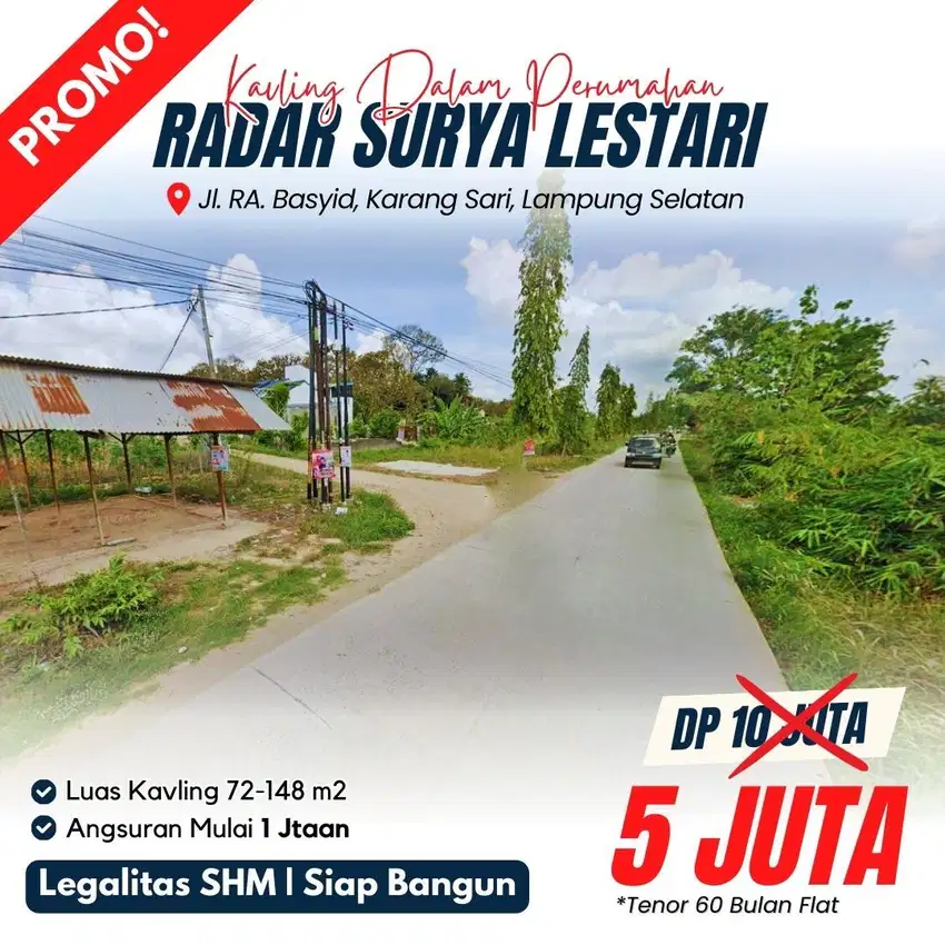 Di Jual Tanah Kavling Strategis di Lampung