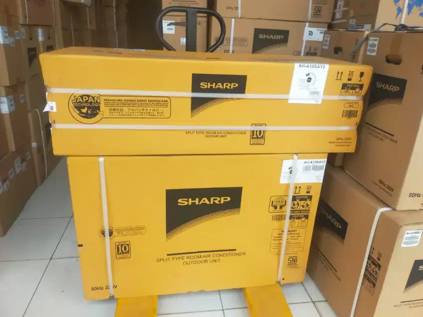 AC SHARP 2PK HARGA PLUS PEMASANGAN BARANG BARU GARANSI RESMI PABRIK