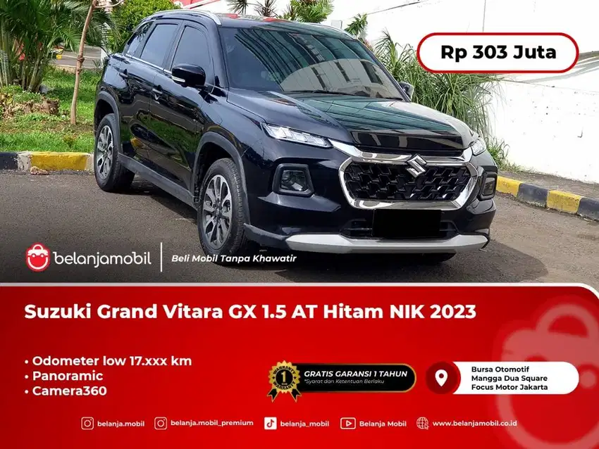 [LOW KM 17RB] Suzuki Grand Vitara GX 1.5 Panoramic Camera360 AT 2023