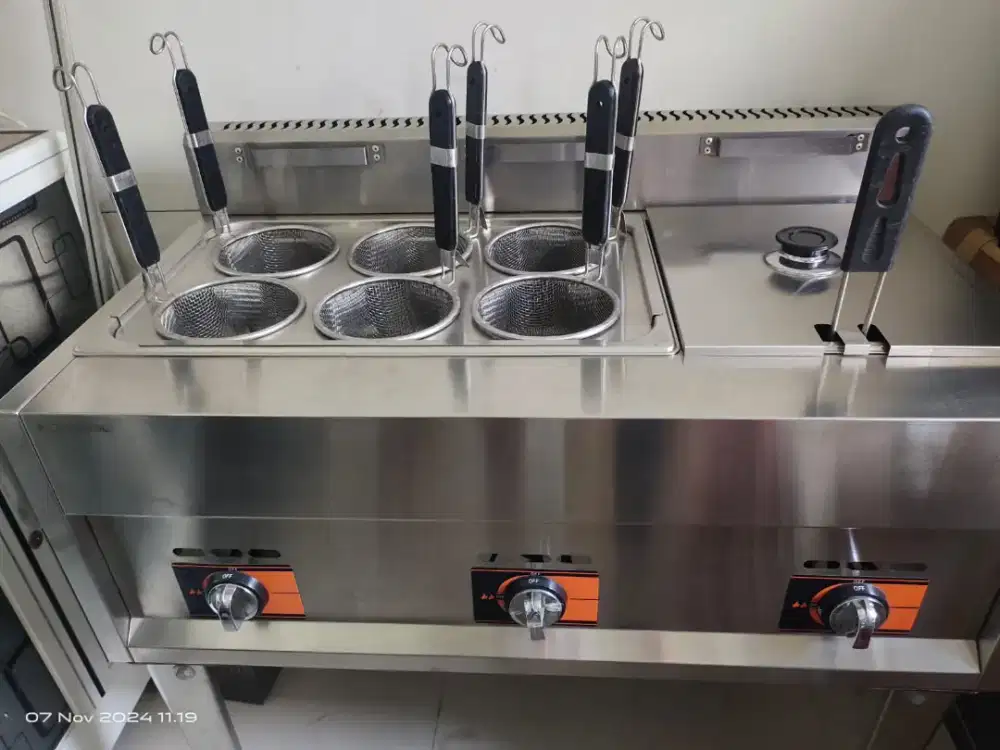 Kompor mie ayam / Gas Fryer. Kaki GZM - 316F Fomsonic