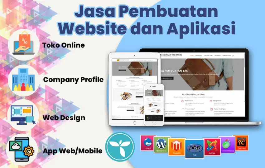 Jasa konsultasi dan pembuatan website dan aplikasi