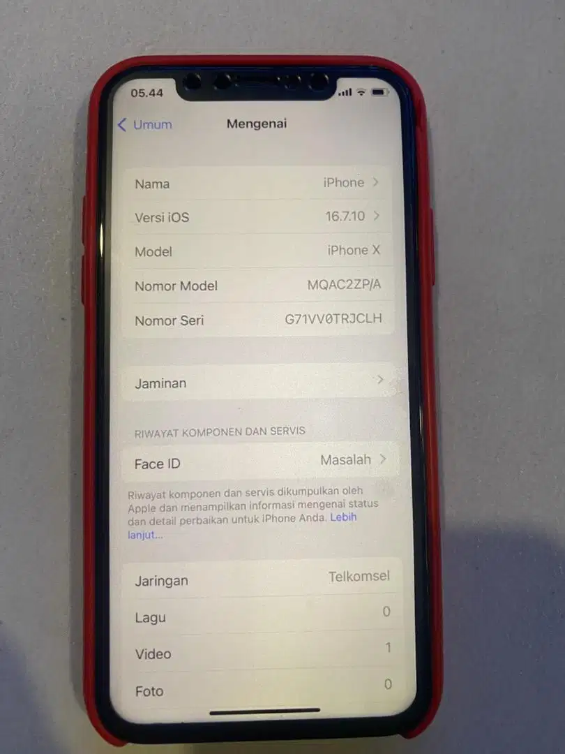 Iphone X 64GB hp casan